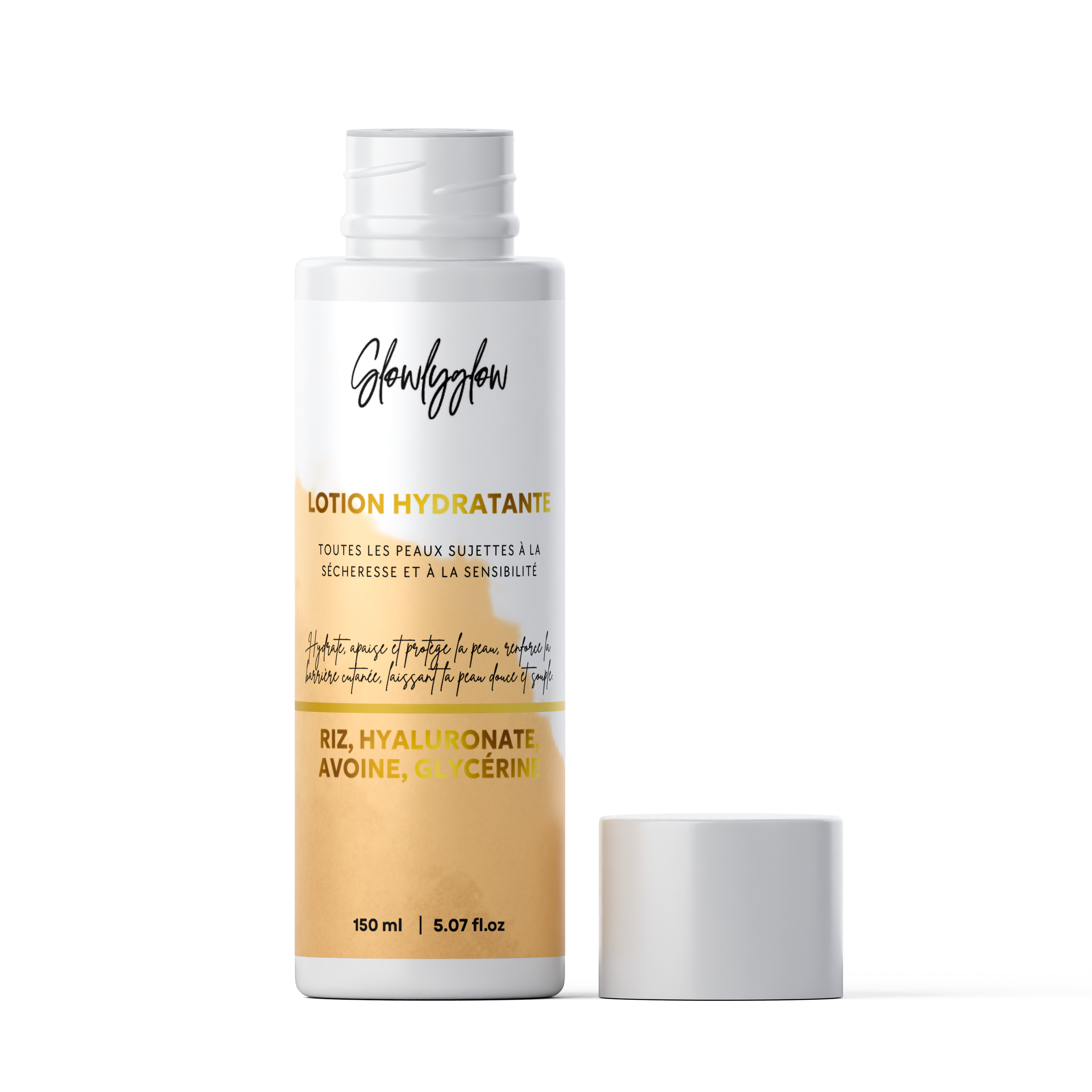 Gamme Hydralis au Riz, Acide Hyaluronique, Glutathion & Céramides | Gel Nettoyant, Lotion Biphasée, Sérum, Masque & Crème au Riz | Routine Hydratante, Lissante & Éclat Naturel