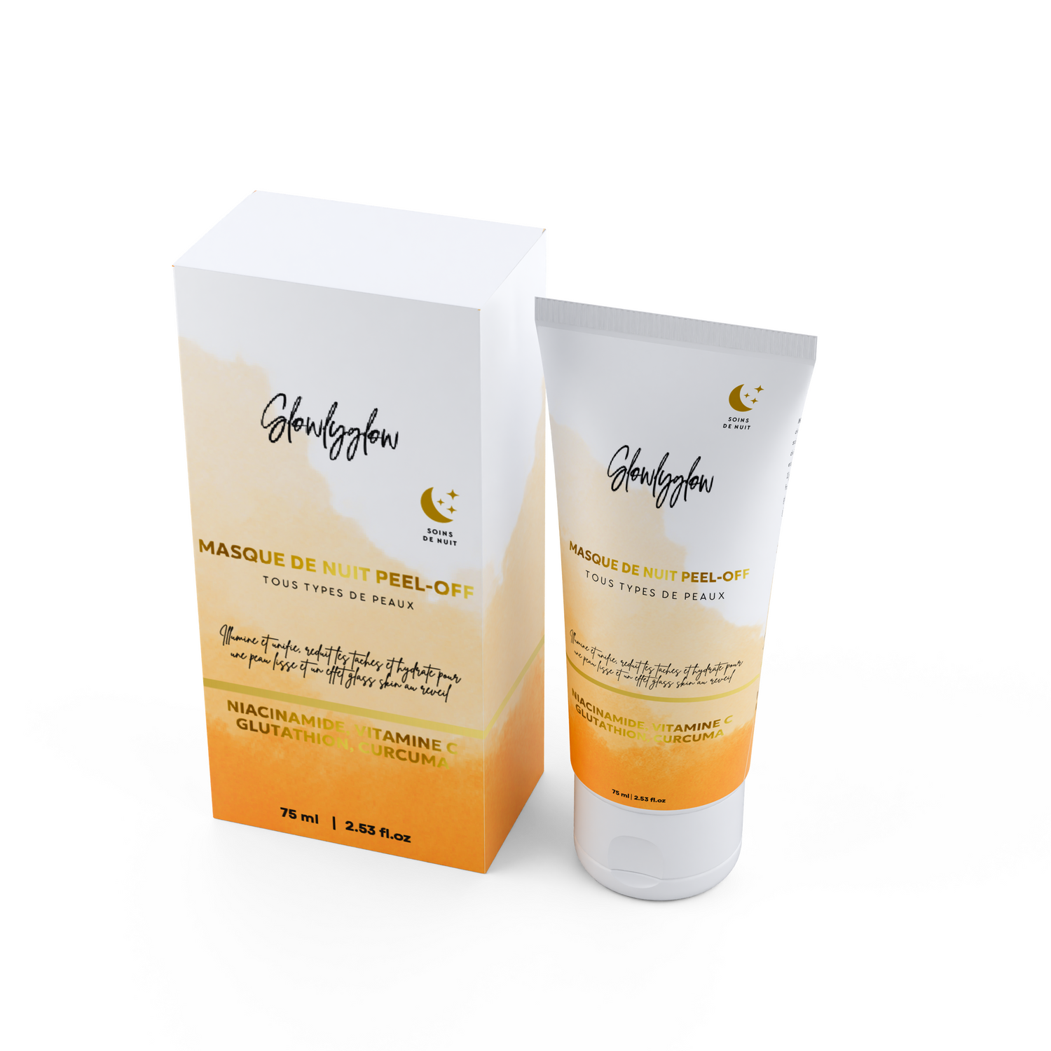 Masque de Nuit Curcuma Gluthation - Peel off