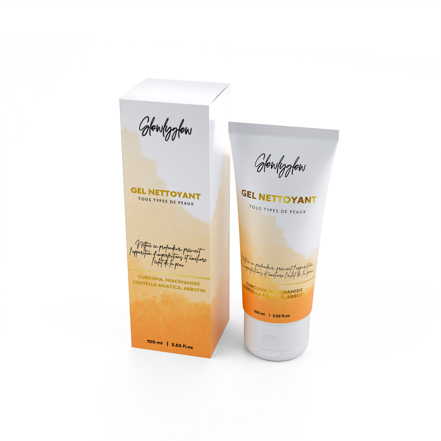 Gel nettoyant au curcuma