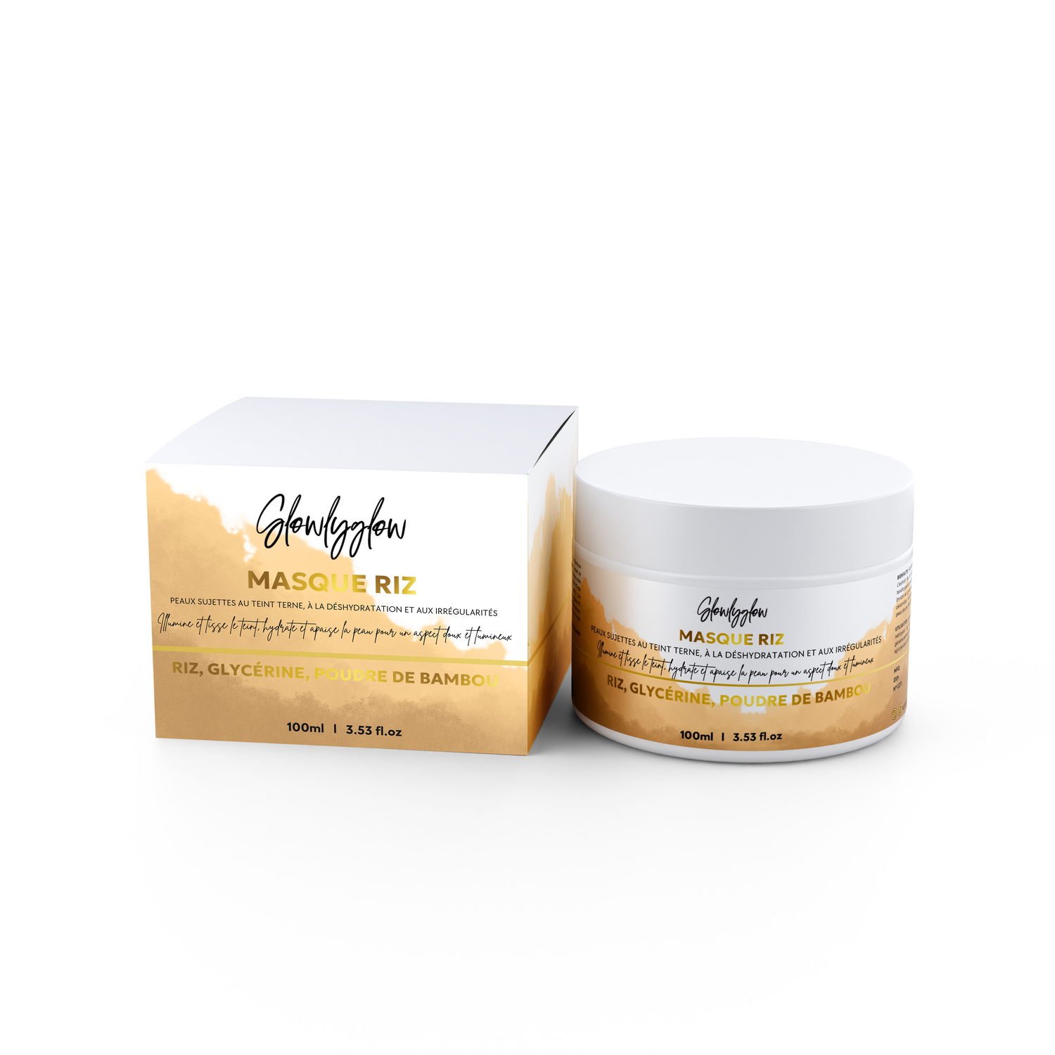 Masque à l’argile et granulés de riz