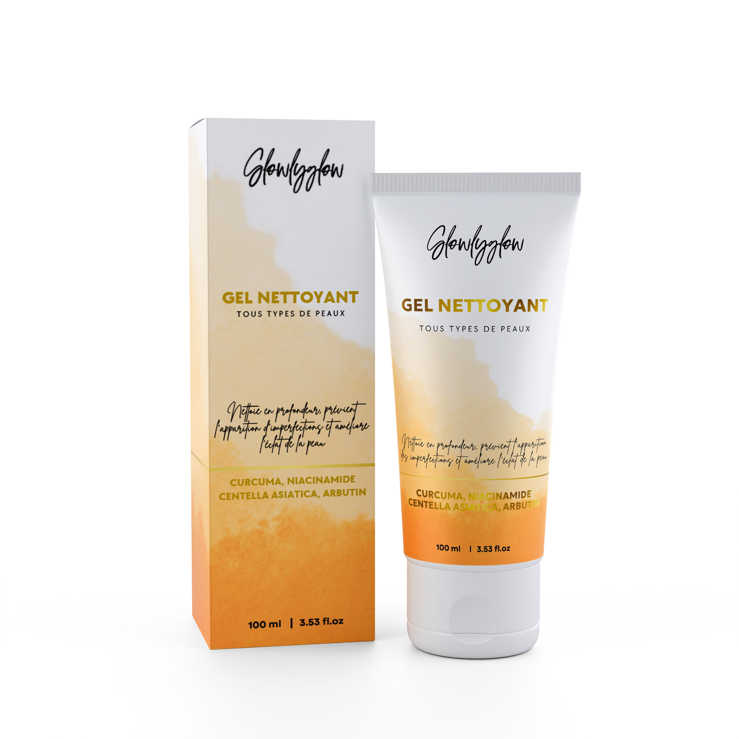 Gel nettoyant au curcuma