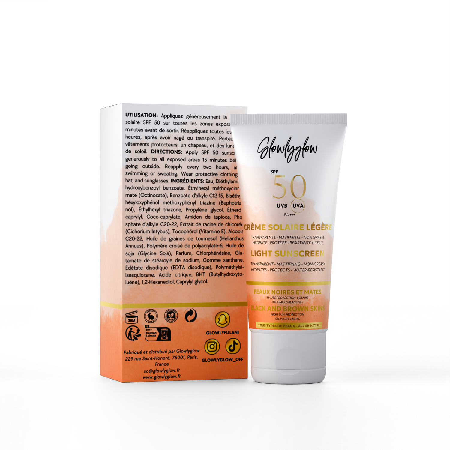 Creme Solaire SPF50 PA+++