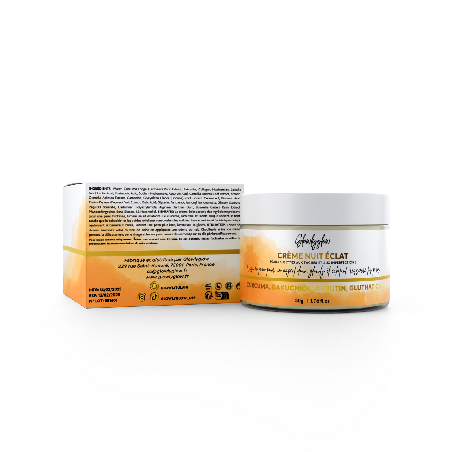 Crème visage Glow Nuit