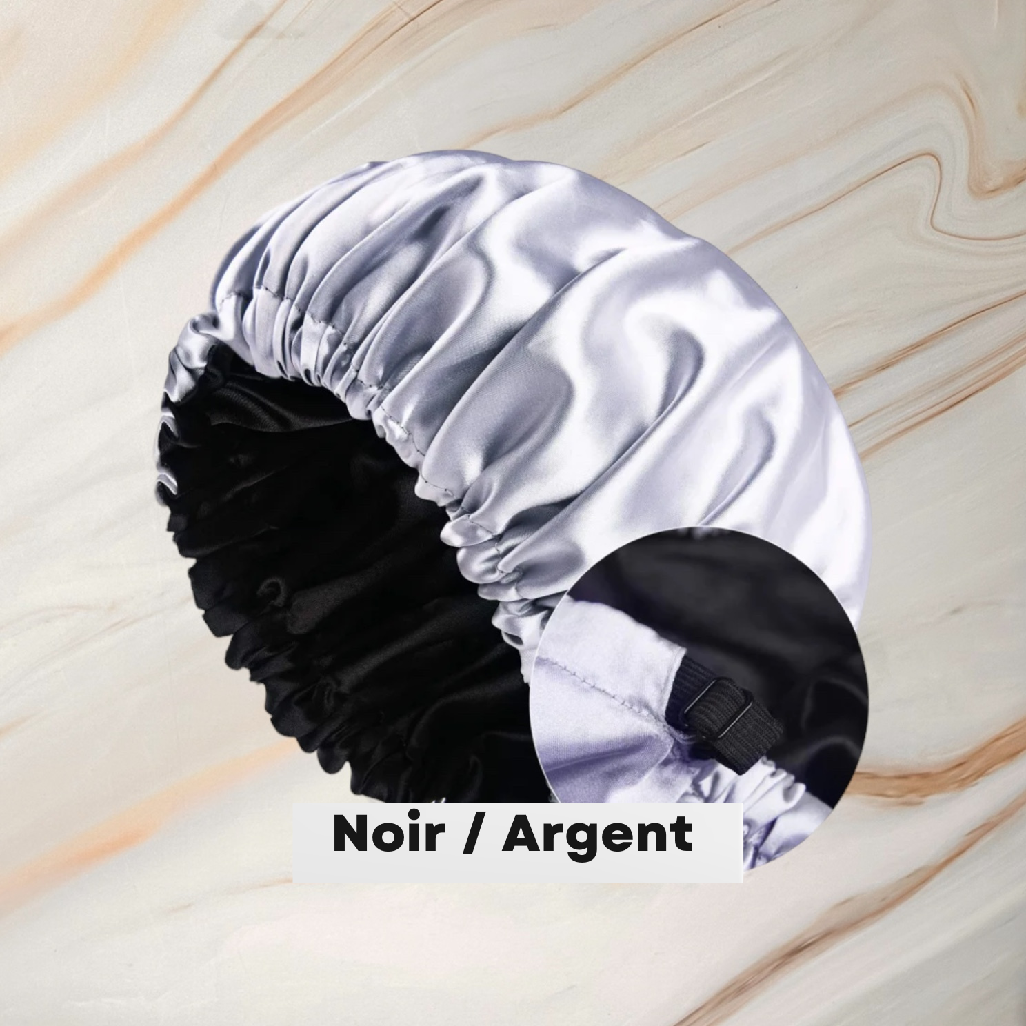 Bonnet 100% Satin Double Face - glowlyglow