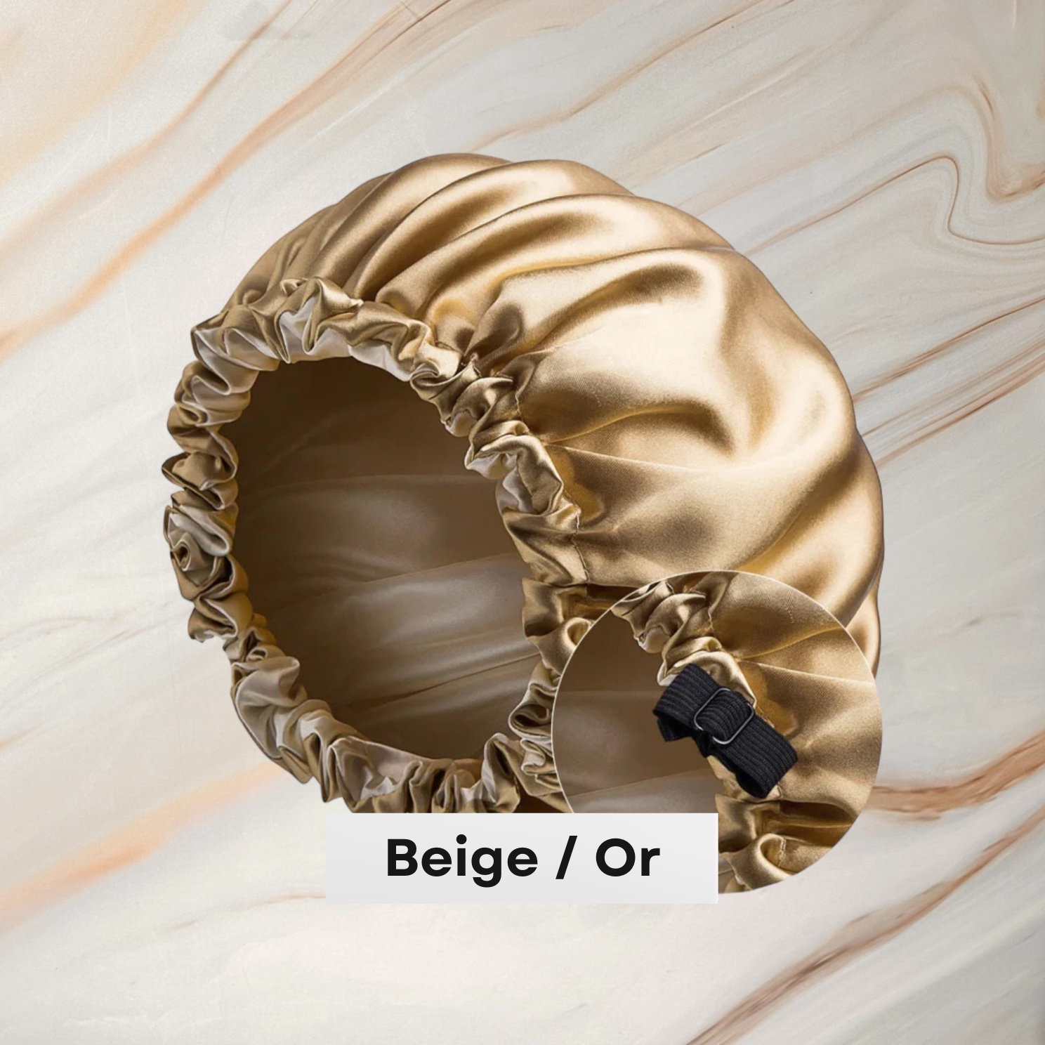 Bonnet 100% Satin Double Face - glowlyglow