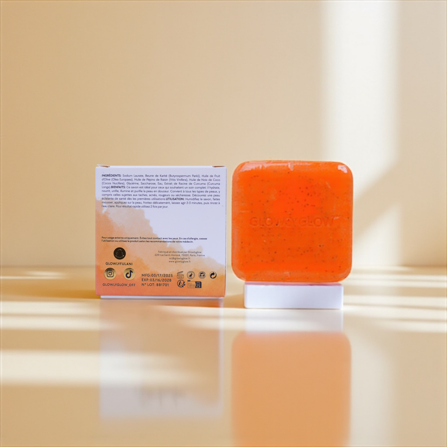 Savon Glow au curcuma