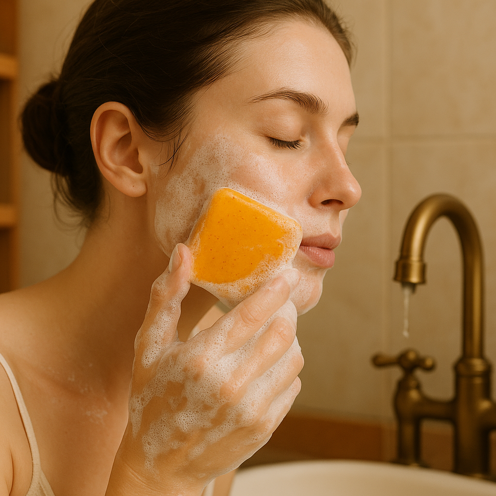 Savon Exfoliant Curcuma, Kojic, Citron