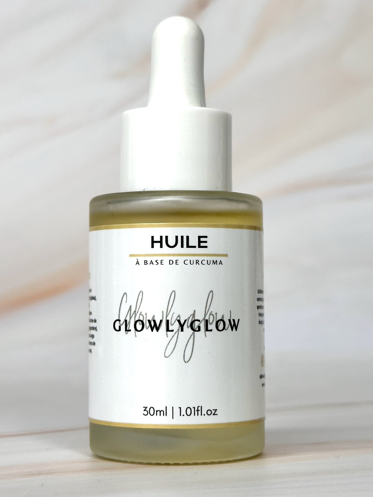 Huile glow nourrissante Curcuma - glowlyglow