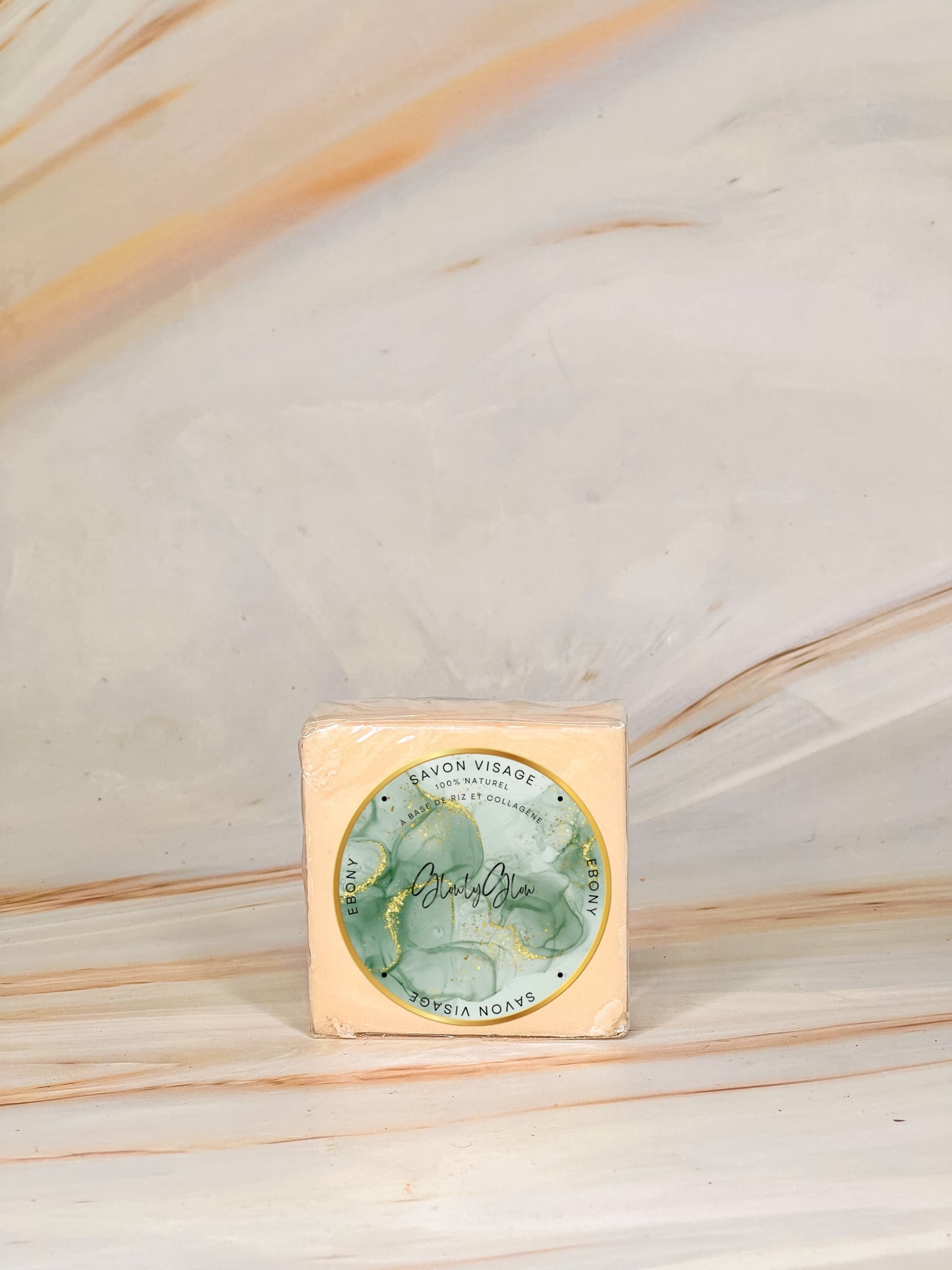 Savon Ebony riz collagène - glowlyglow