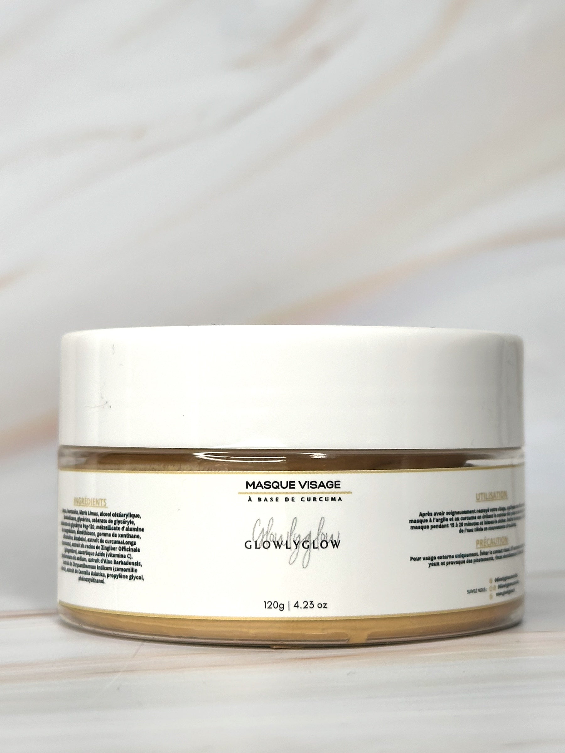 Masque au curcuma - glowlyglow