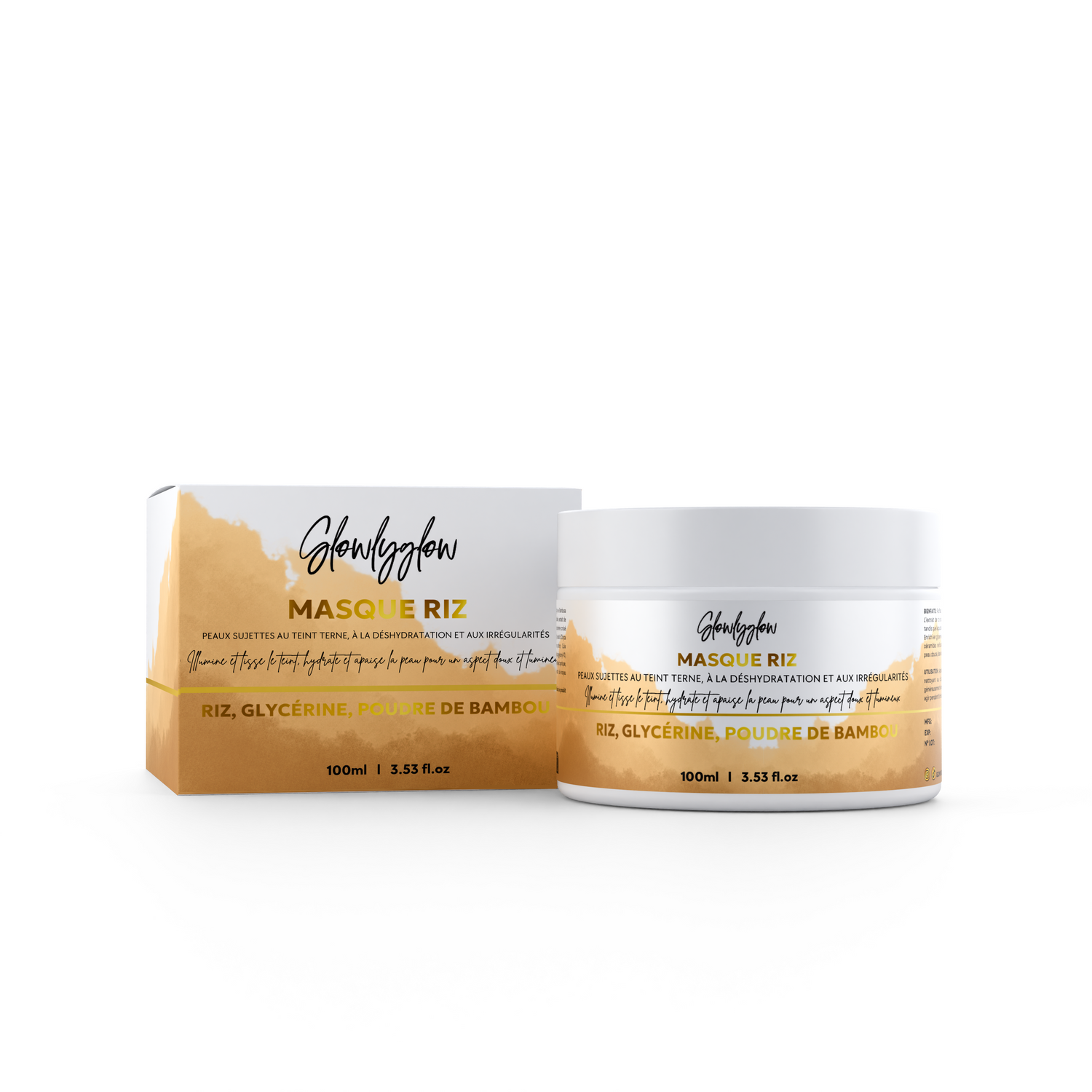 Masque à l’argile et granulés de riz
