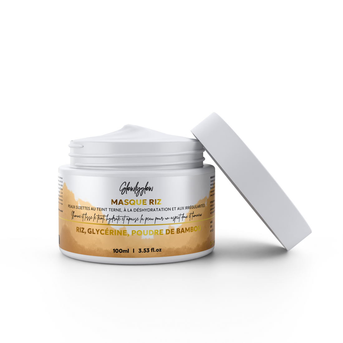 Masque à l’argile et granulés de riz