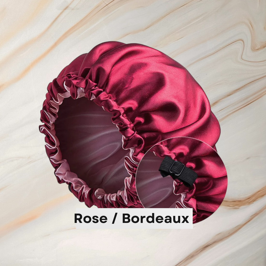 Bonnet 100% Satin Double Face - glowlyglow