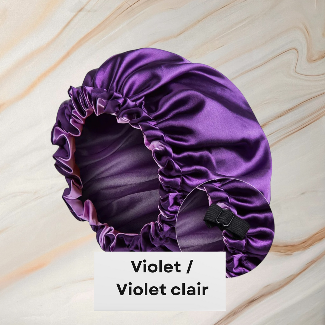 Bonnet 100% Satin Double Face - glowlyglow