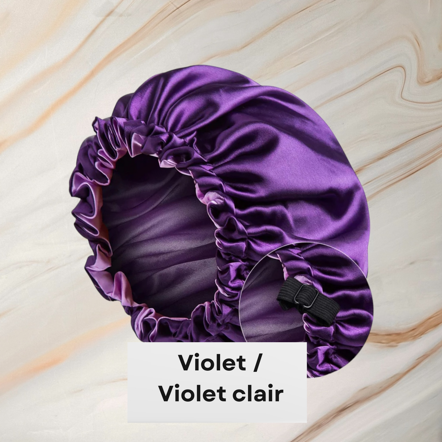 Bonnet 100% Satin Double Face