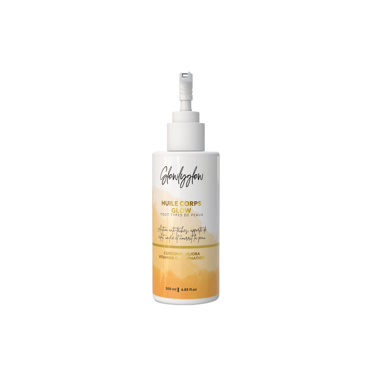 huile glow corps nourrissante curcuma