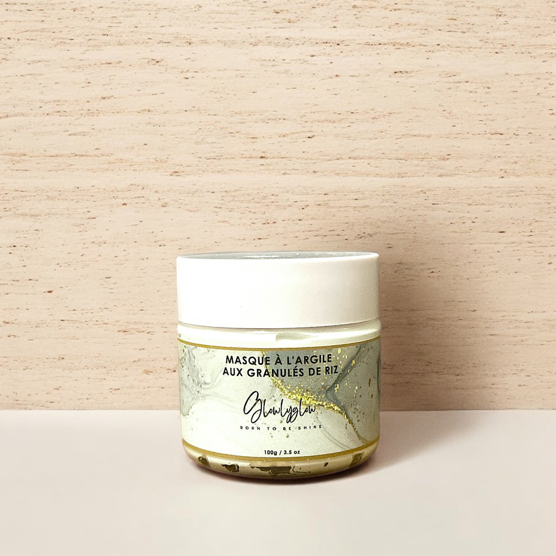Masque à l’argile et granulés de riz - glowlyglow