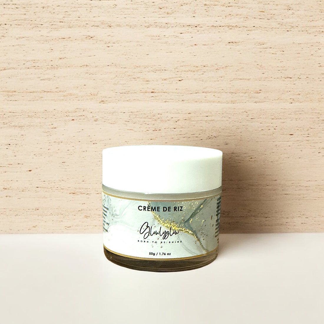 Crème Visage Ebony riz collagène - glowlyglow