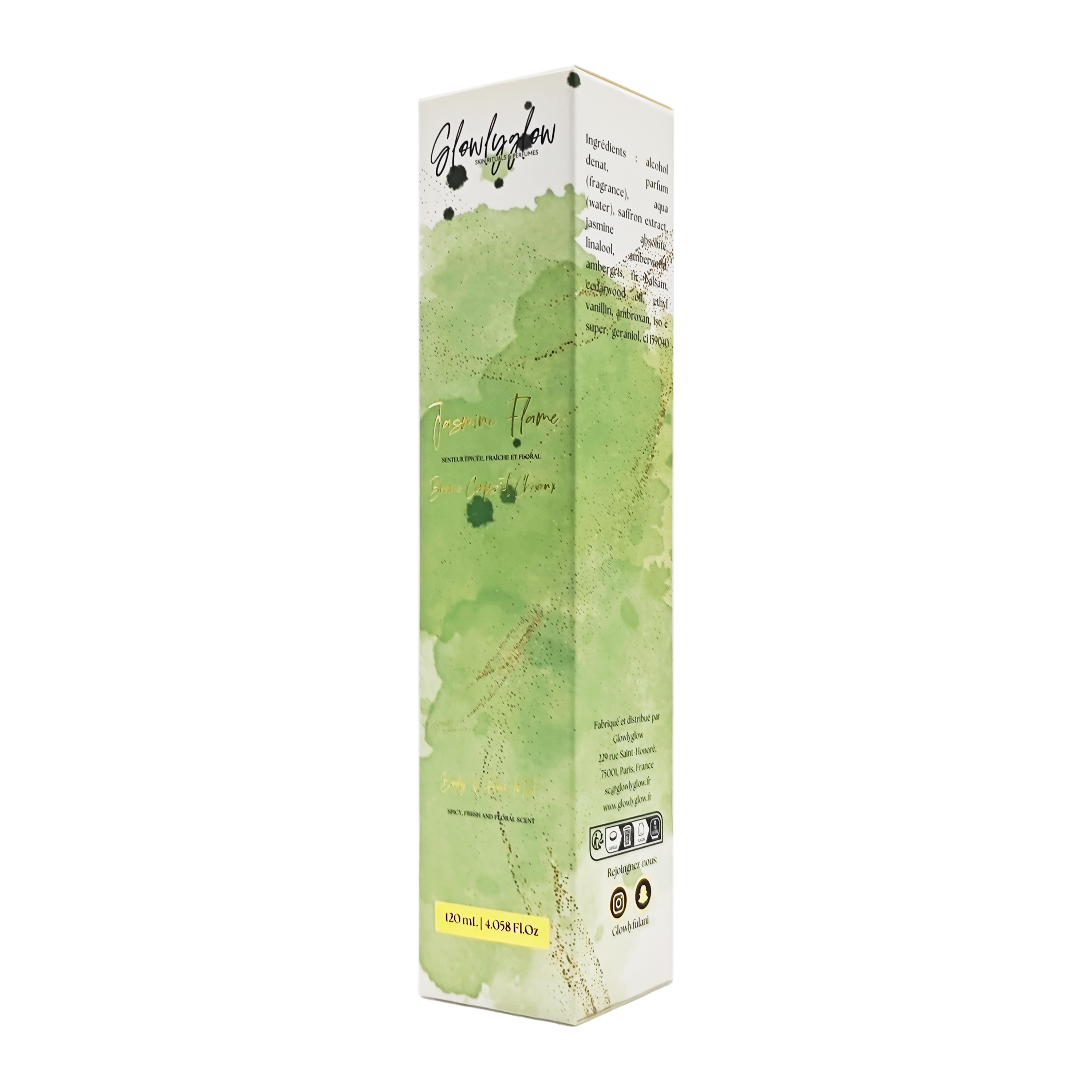 Jasmine Flame Brume Parfumée - glowlyglow