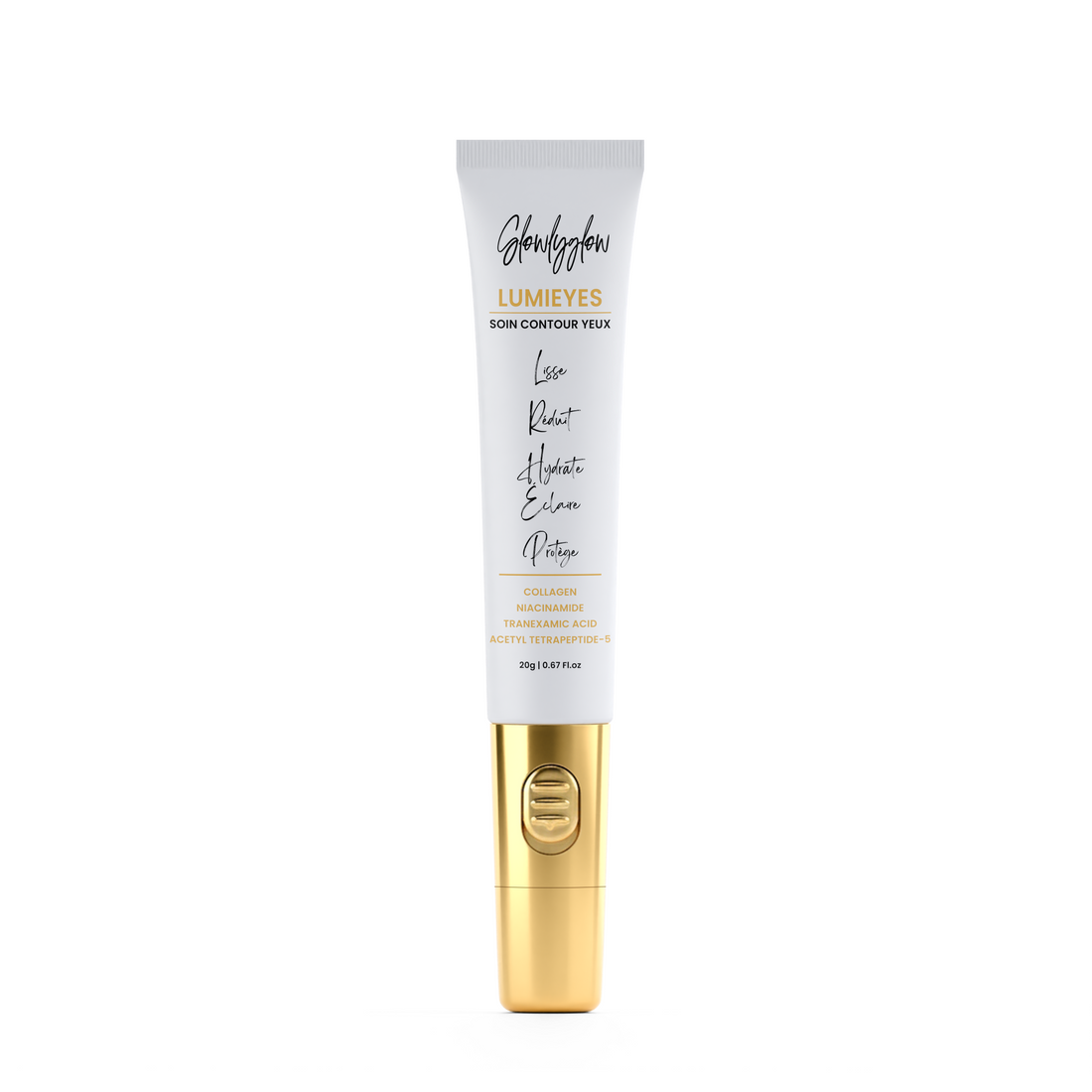 Lumieyes GlowlyGlow, soin contour des yeux à la vitamine C THD et à la caféine – 20 g