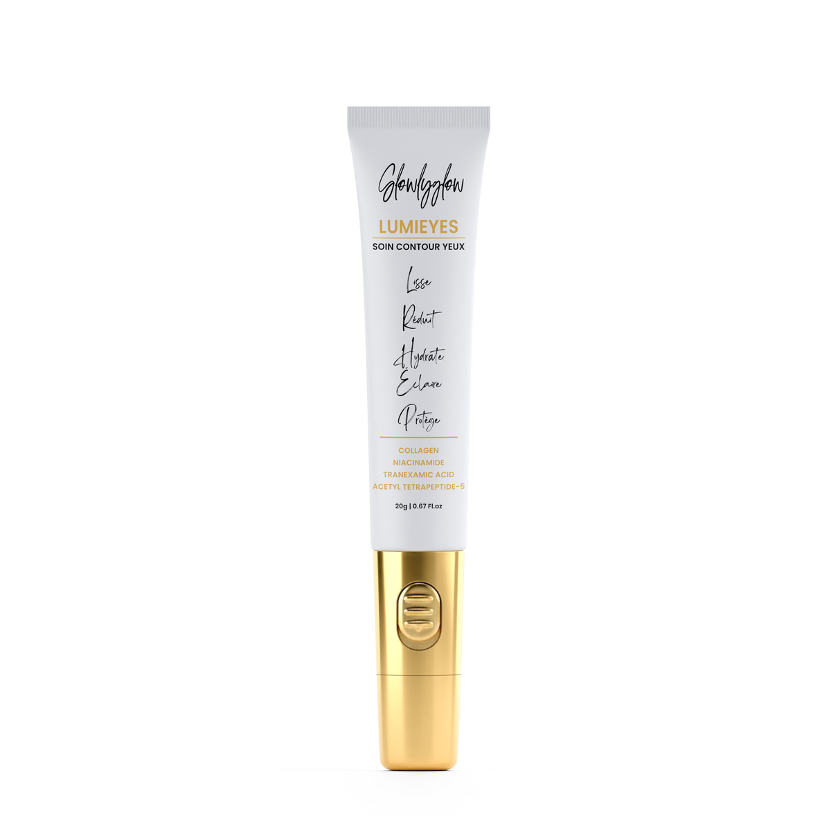 Lumieyes GlowlyGlow, soin contour des yeux à la vitamine C THD et à la caféine – 20 g