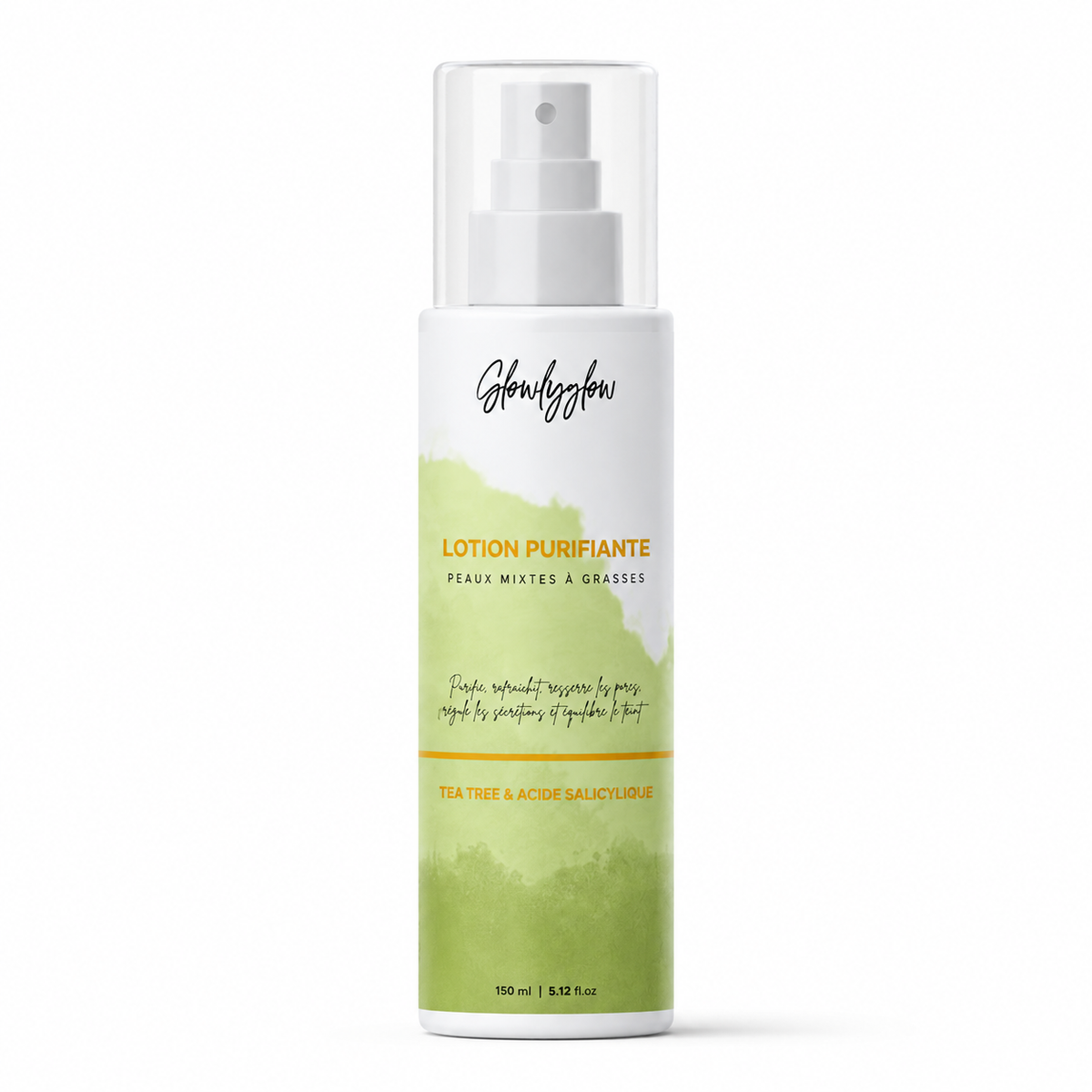 Lotion purifiante Repair GlowlyGlow au tea tree et à l’acide salicylique – 150 ml